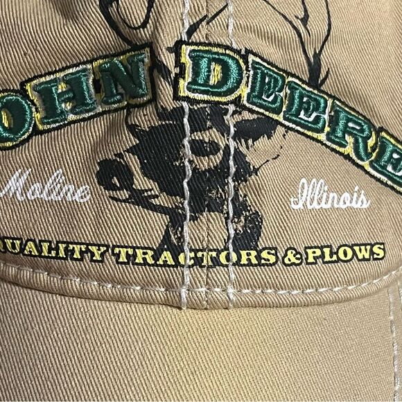 John Deere Moline, IL Tractors & Plows Deer Logo Hat Cap SnapBack - Picture 7 of 7